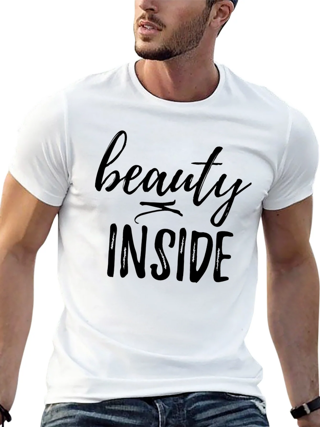 Beauty Inside Graphic Tee - Black T-Shirt product image 12