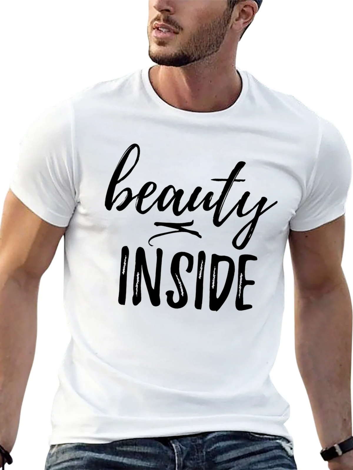 Beauty Inside Graphic Tee - Black T-Shirt product image 12