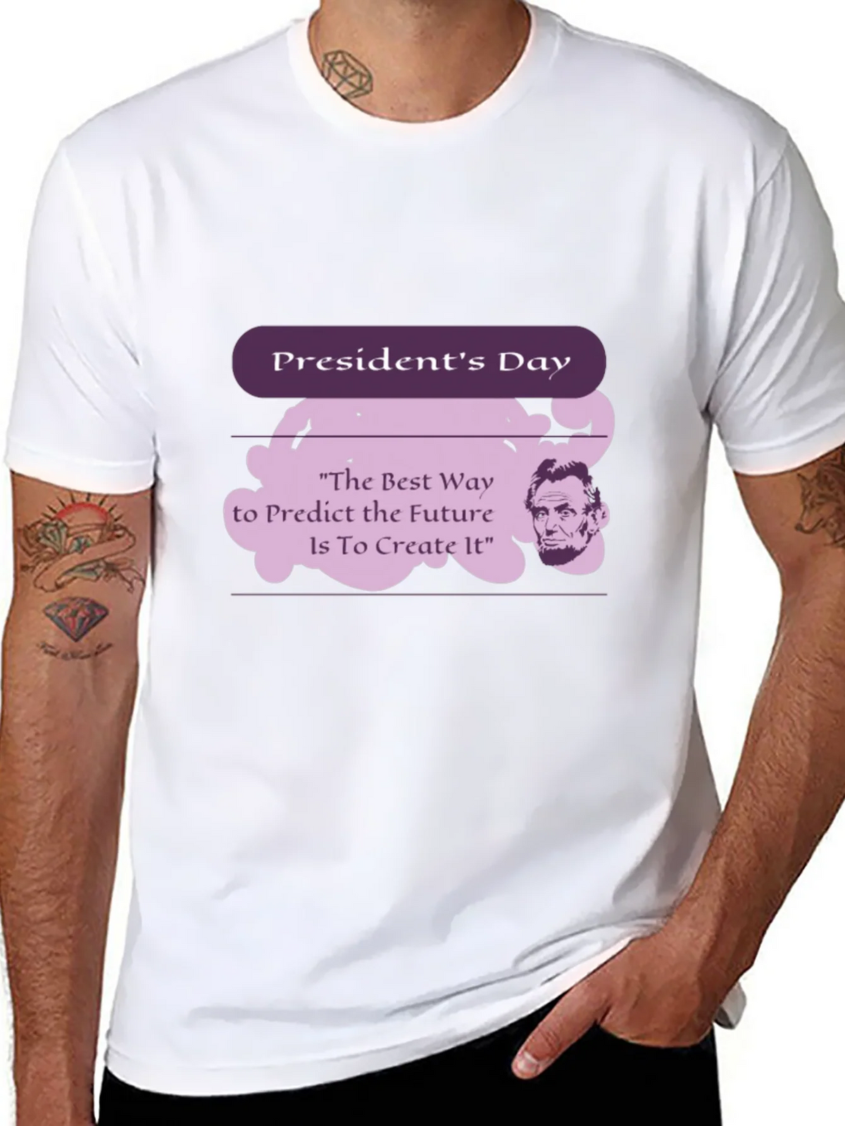 Presidents Day Abraham Lincoln Quote T-Shirt product image 5