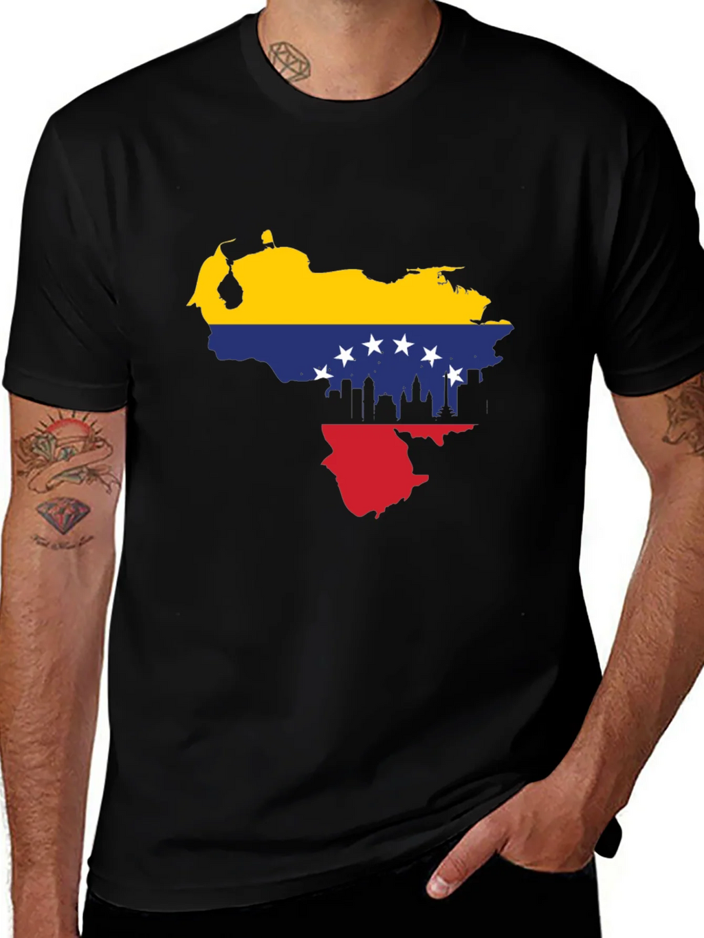 Venezuela Flag Map T-Shirt product image 1
