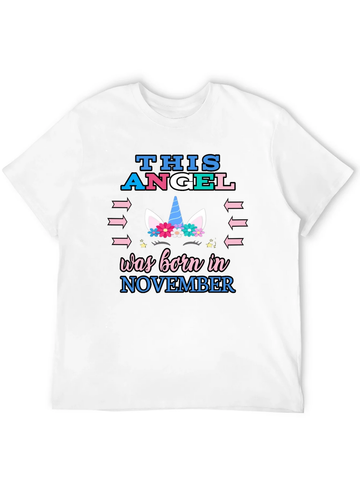 This Angel Born in November T-Shirt product image 11
