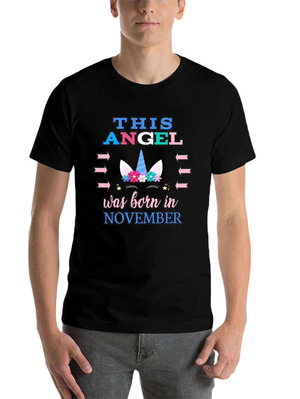 This Angel Born in November T-Shirt product image 4