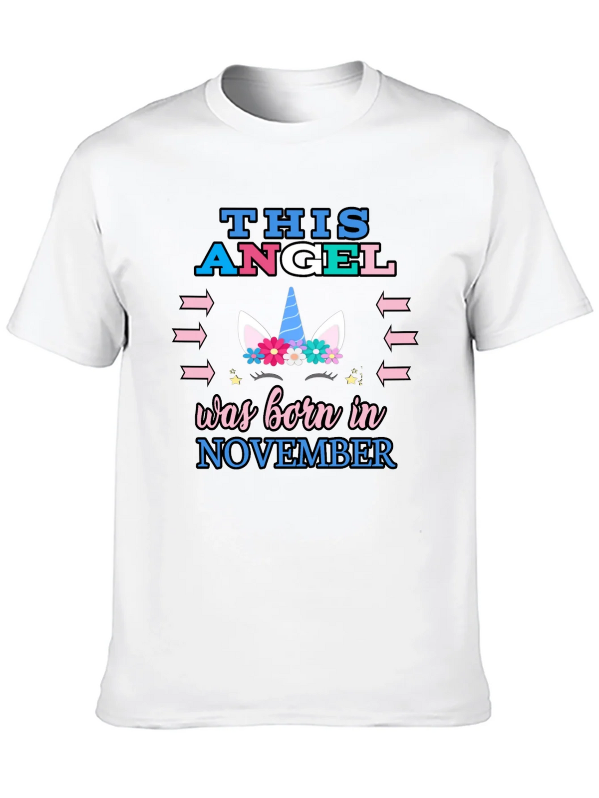 This Angel Born in November T-Shirt product image 9