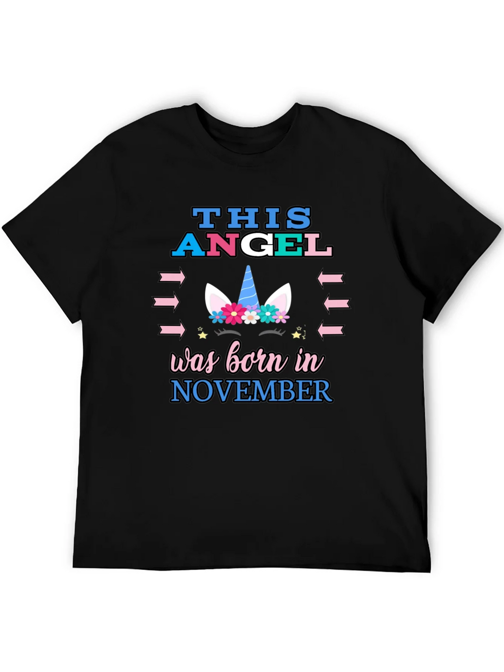 This Angel Born in November T-Shirt product image 5