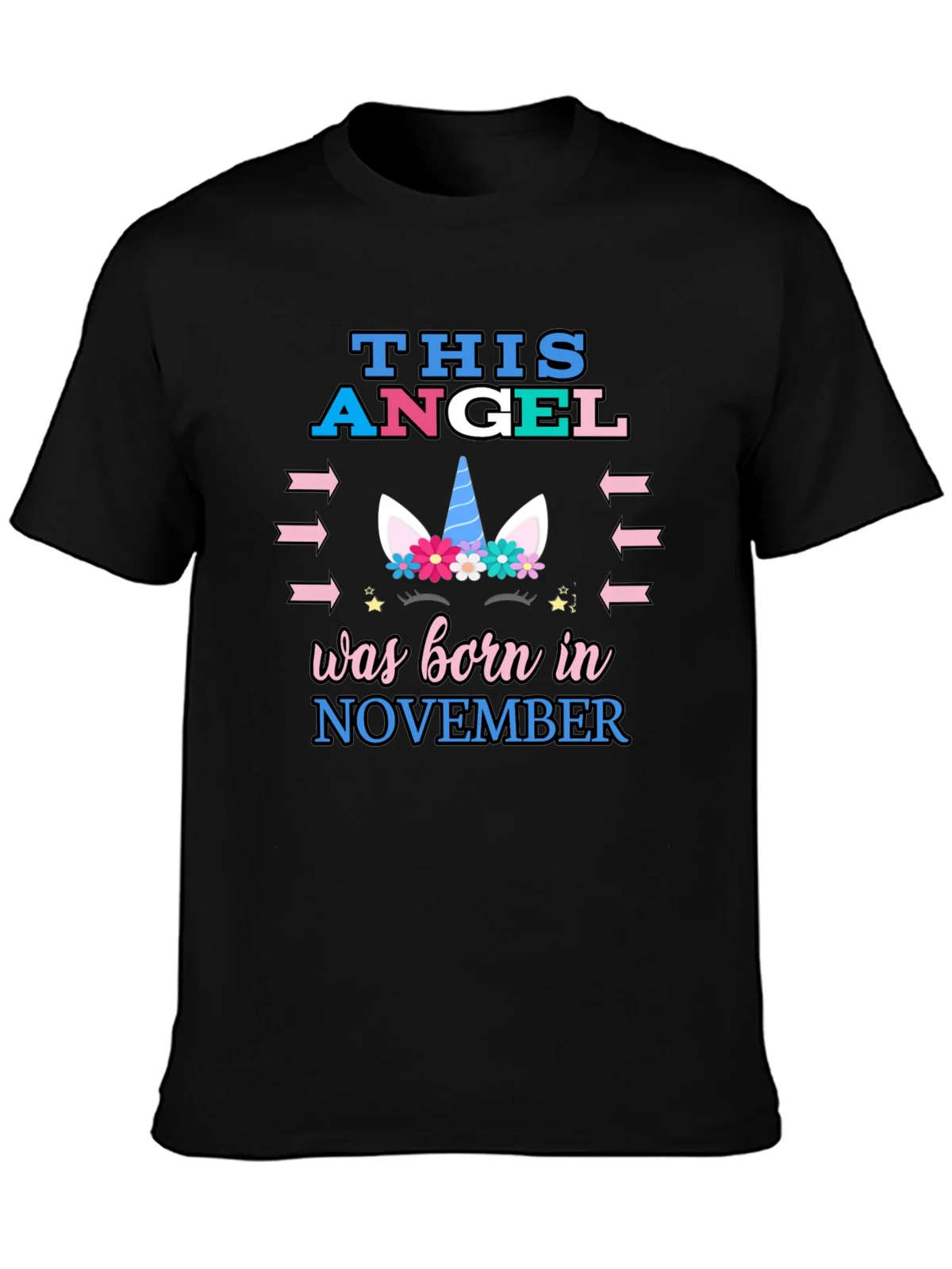 This Angel Born in November T-Shirt product image 3
