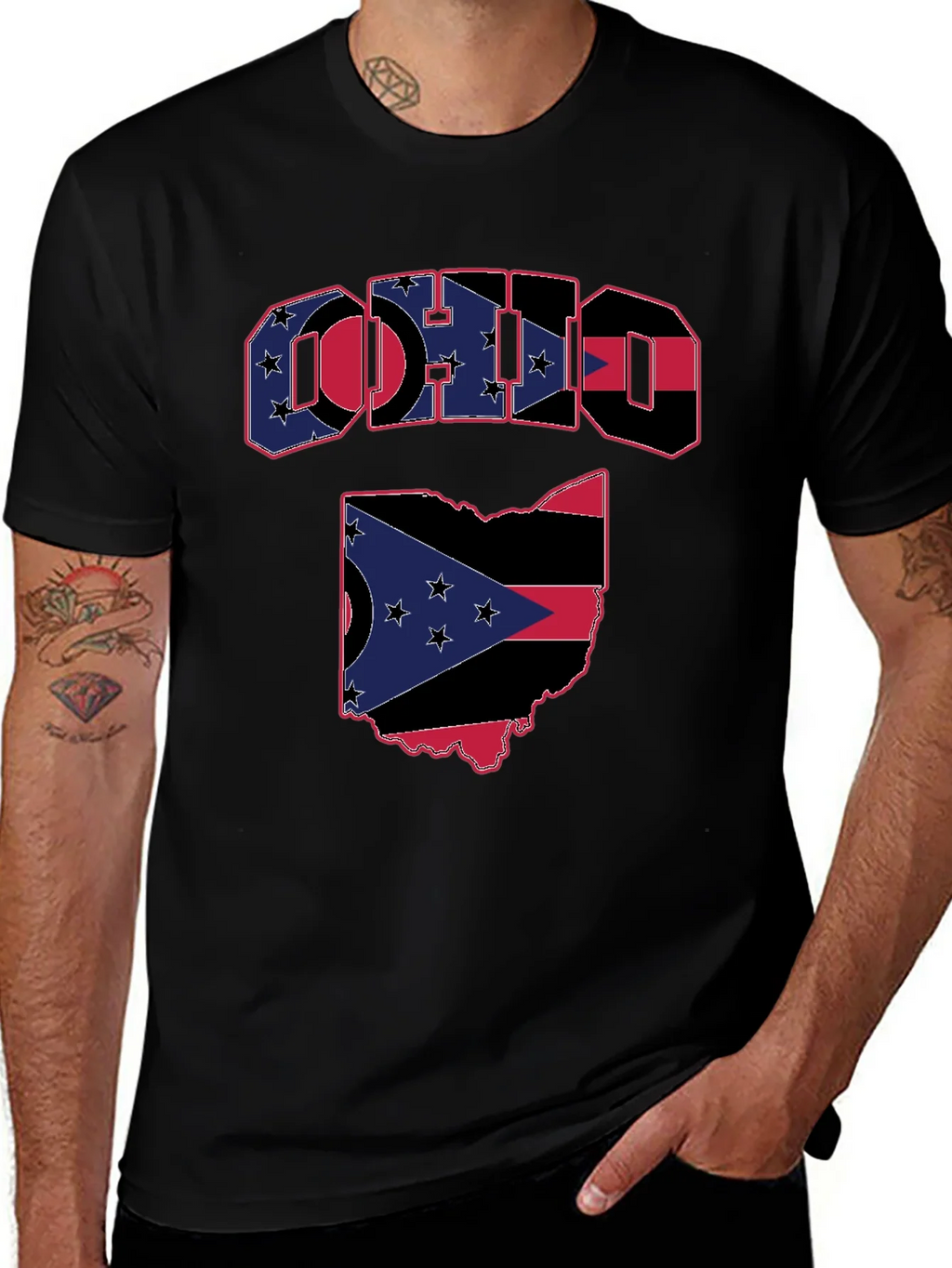 Ohio State Flag T-Shirt product image 1