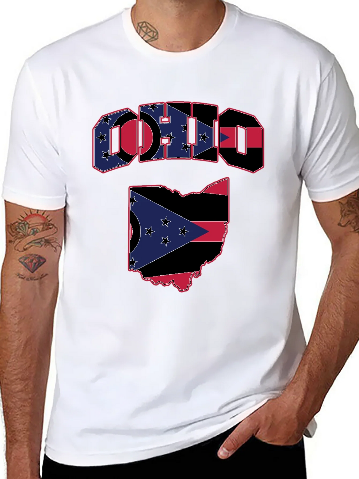 Ohio State Flag T-Shirt product image 5