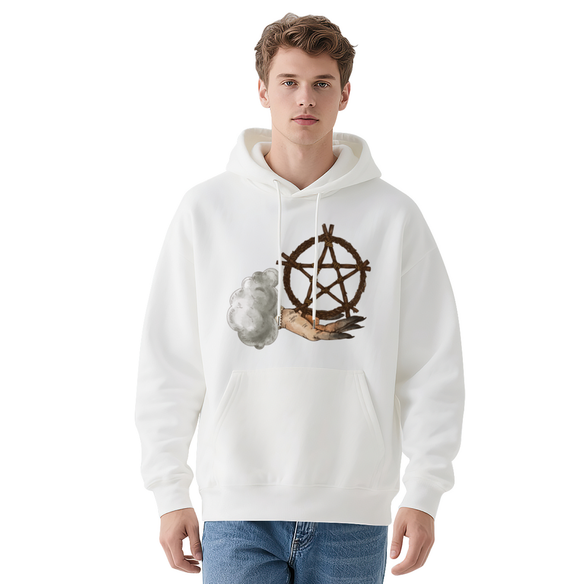 Retro Vintage Hoodie - Stand Out Design Pullover #0658 product image 1