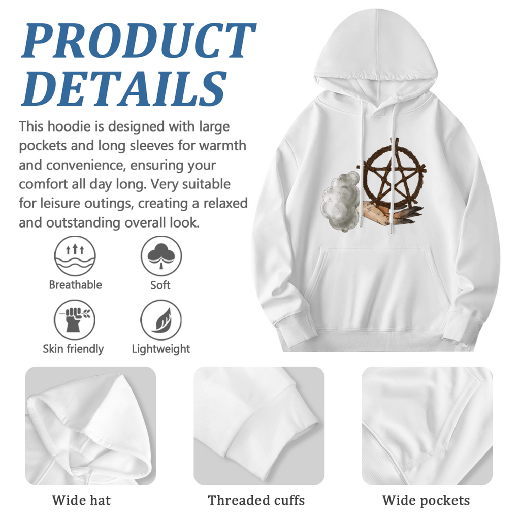 Retro Vintage Hoodie - Stand Out Design Pullover #0658 product image 6