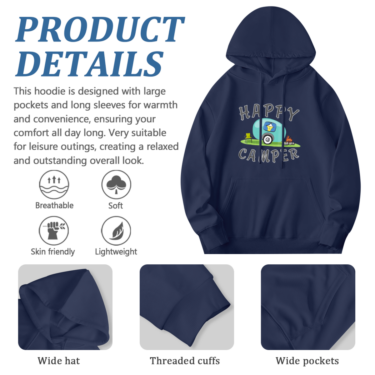 Abstract Design Hoodie - Contemporary Art Sweatshirt #0674 product image 6