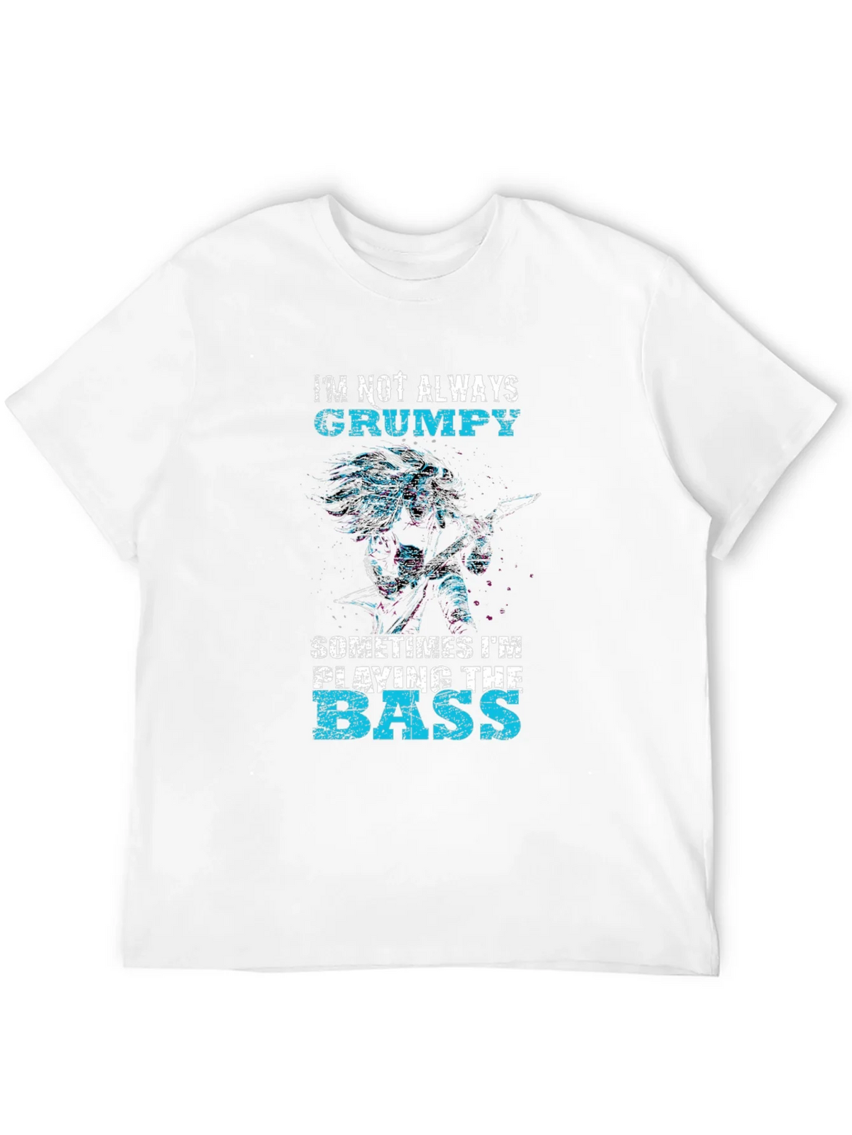 Grumpy Bass Player Graphic T-Shirt product image 11