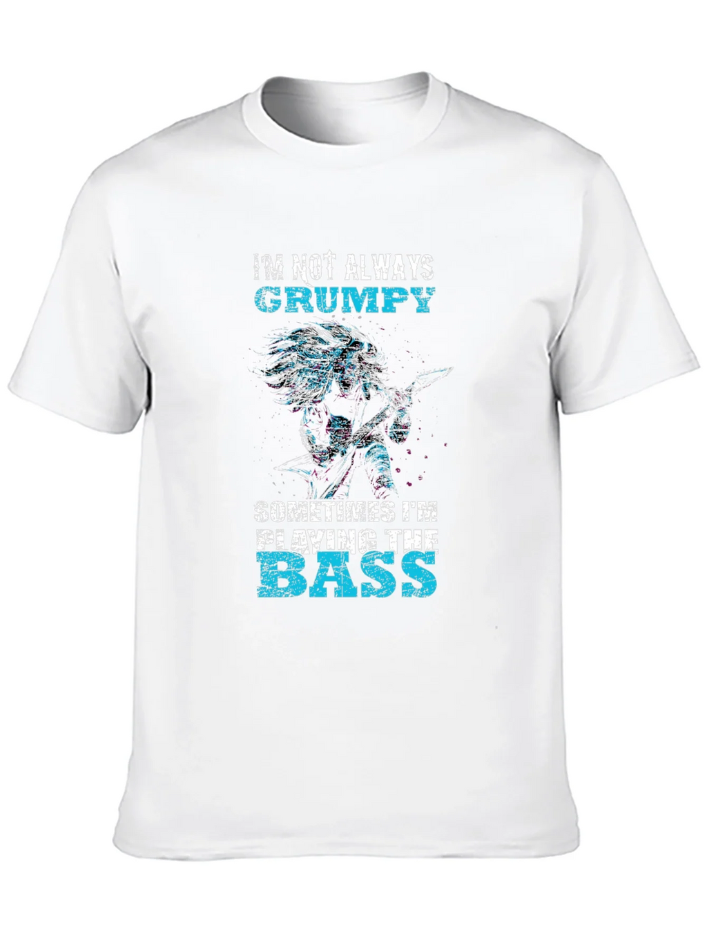 Grumpy Bass Player Graphic T-Shirt product image 9