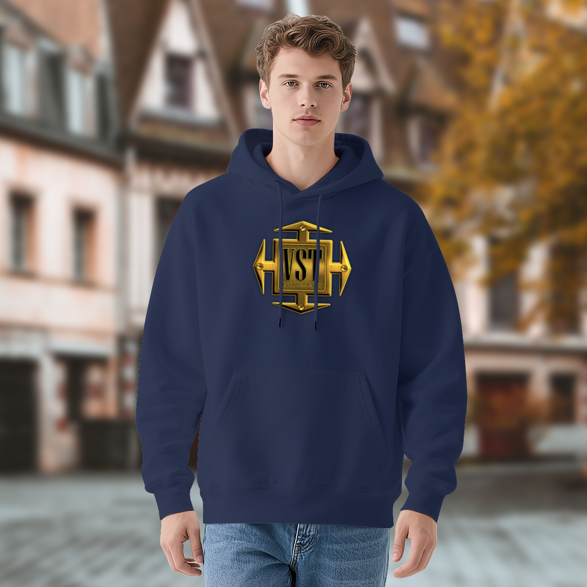 Edgy Streetwear Hoodie - Dark Art Design Pullover #0643 product image 4