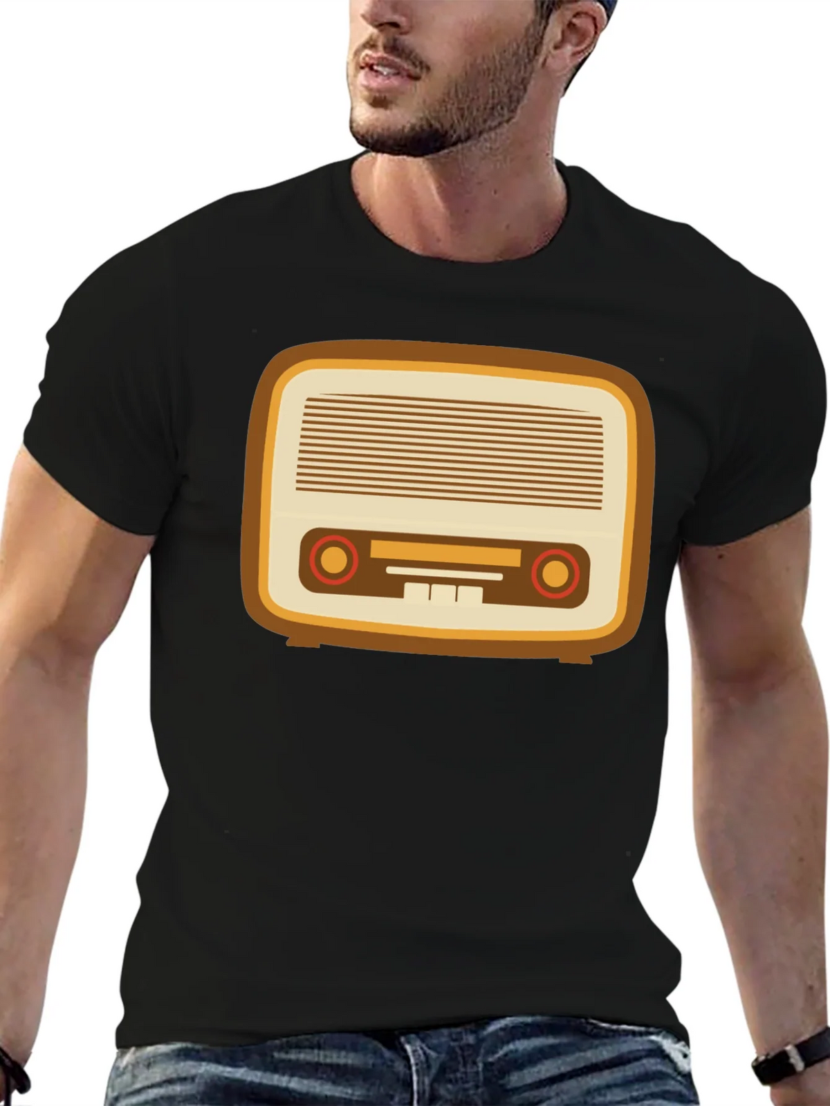 Vintage Radio Graphic Tee - Retro Style product image 6