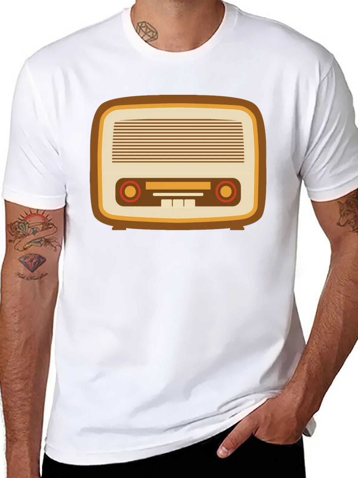 Vintage Radio Graphic Tee - Retro Style product image 7