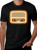 Vintage Radio Graphic Tee - Retro Style product image 1