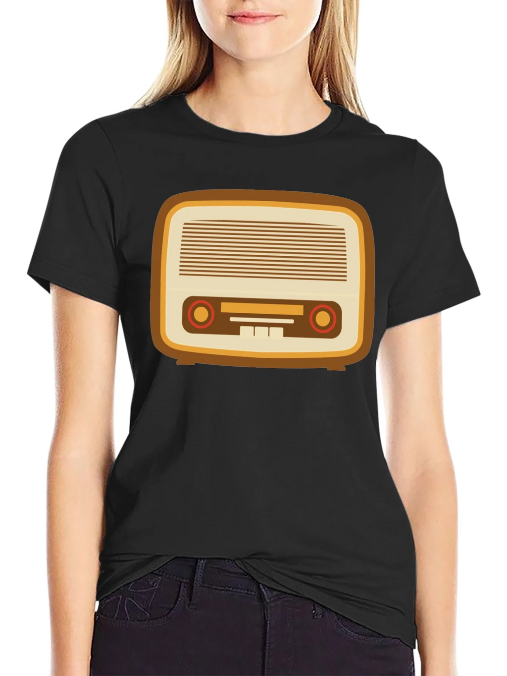 Vintage Radio Graphic Tee - Retro Style product image 2