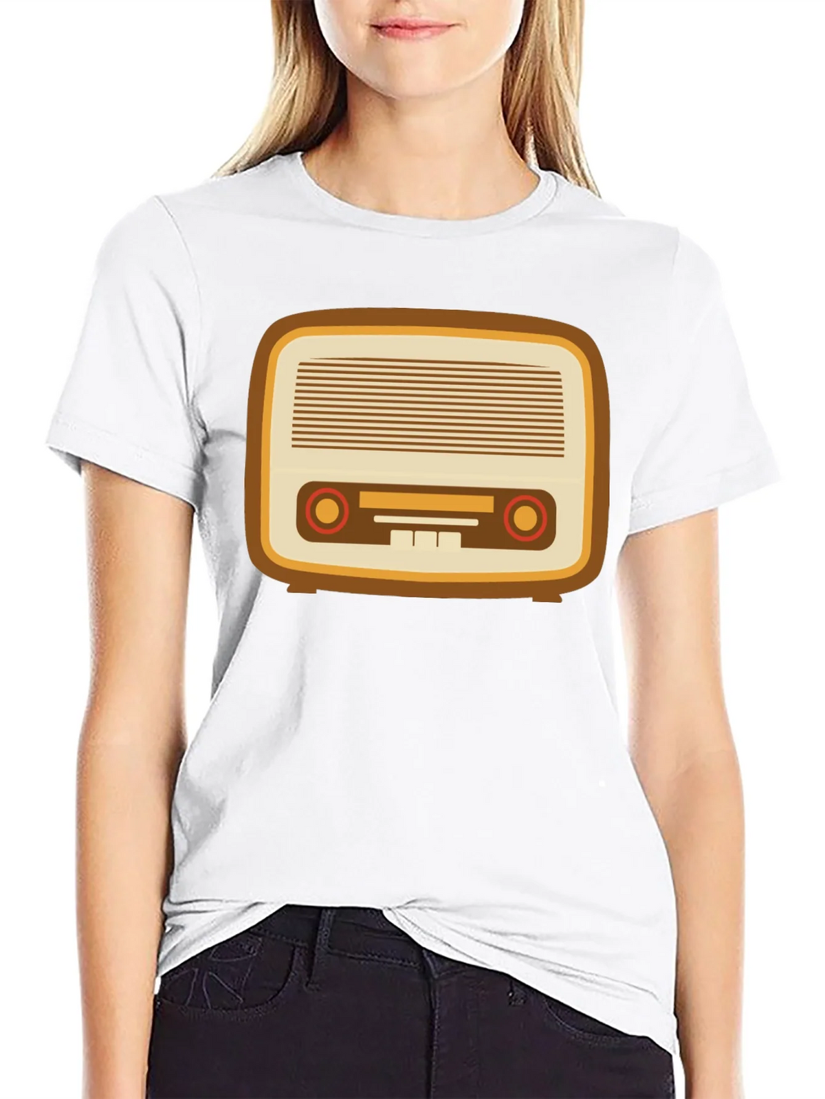 Vintage Radio Graphic Tee - Retro Style product image 8