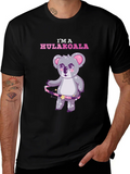 Hula Koala Bear T-Shirt - Cute Cartoon Tee product image 1