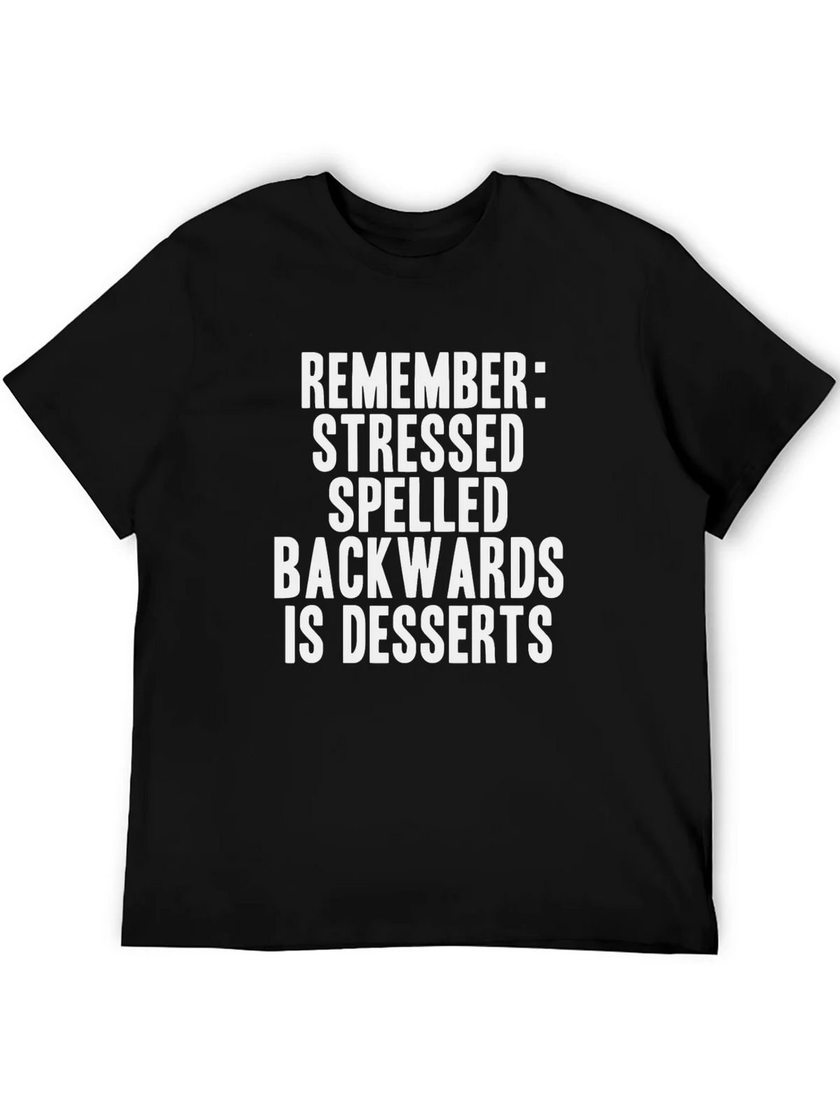 Stressed Spelled Backwards Dessert Funny T-Shirt product image 5
