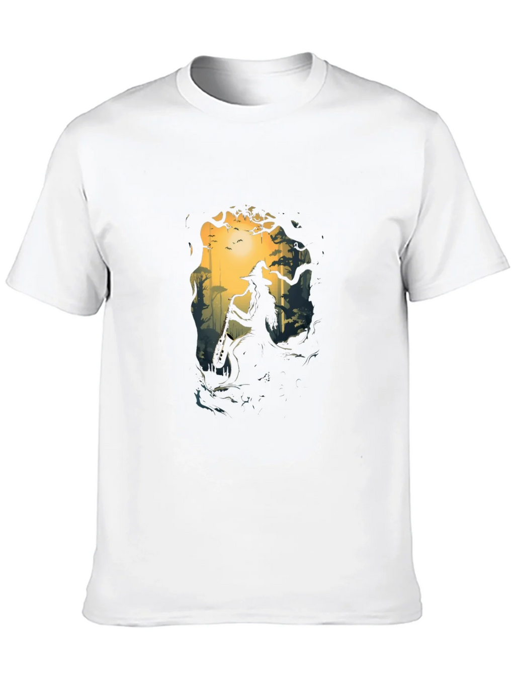 Enchanted Forest Witch Graphic Tee - Black product image 9