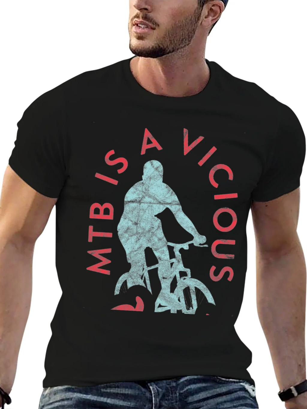 MTB Is a Vicious Sport Graphic T-Shirt product image 6
