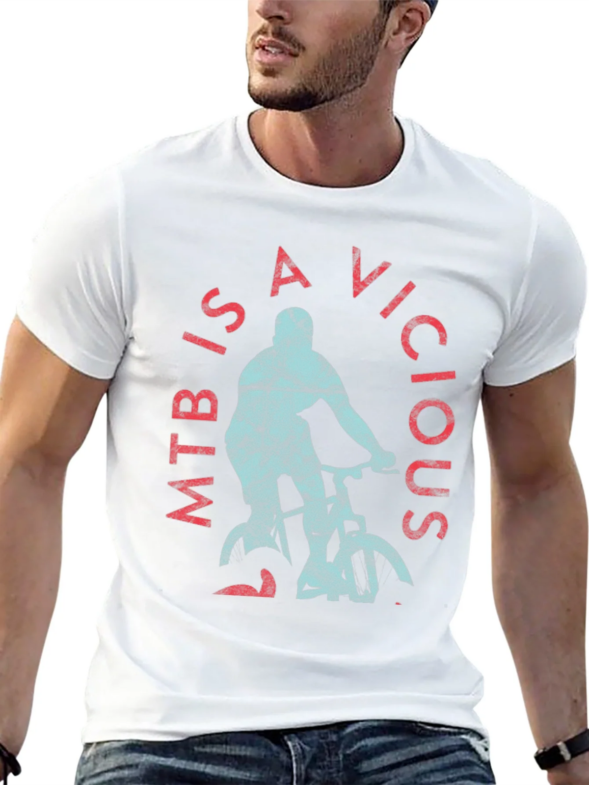 MTB Is a Vicious Sport Graphic T-Shirt product image 12