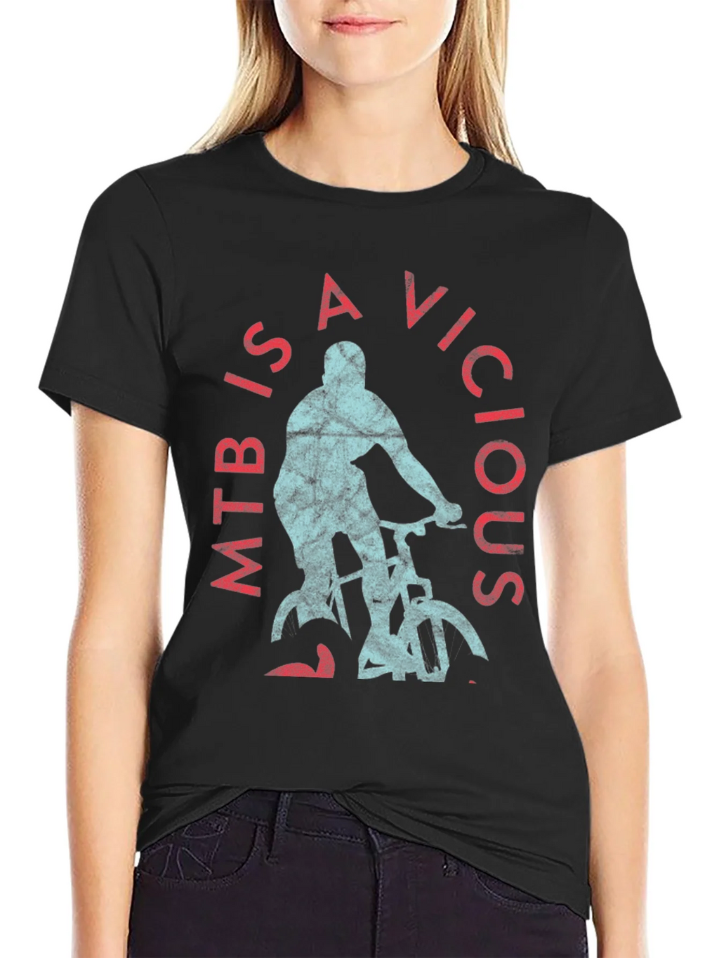 MTB Is a Vicious Sport Graphic T-Shirt product image 2