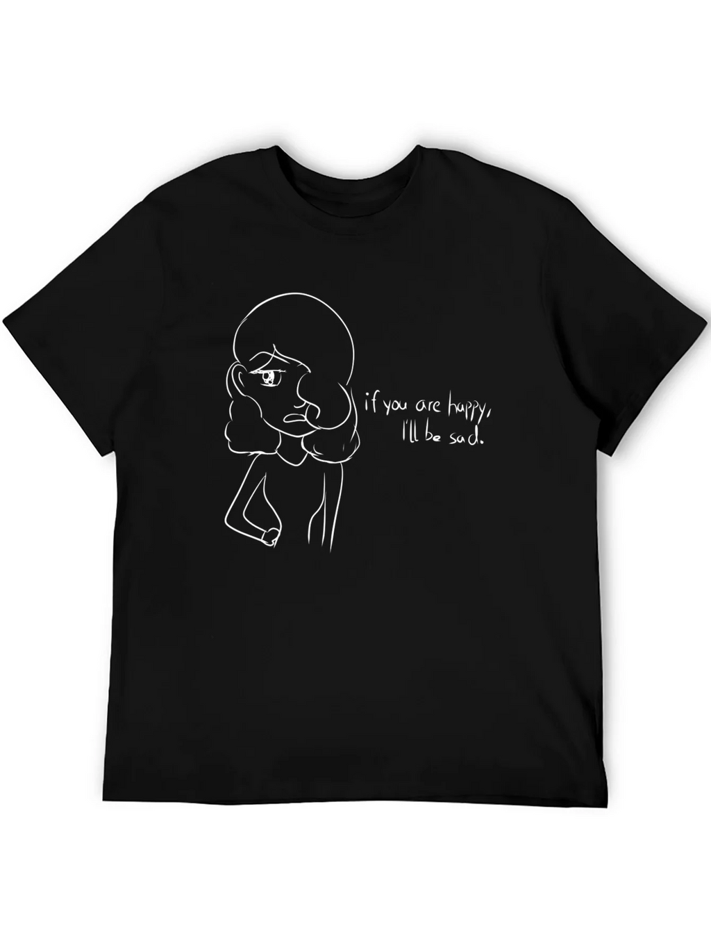 Sad Girl T-Shirt - Unique Graphic Tee product image 5