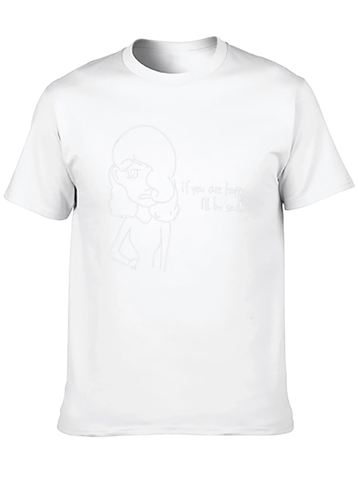 Sad Girl T-Shirt - Unique Graphic Tee product image 7