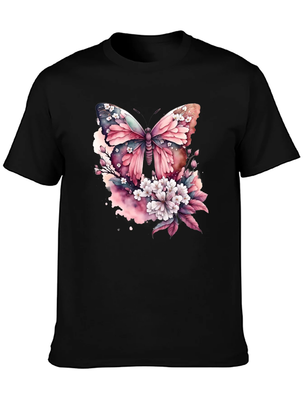Butterfly Floral Print T-Shirt product image 3