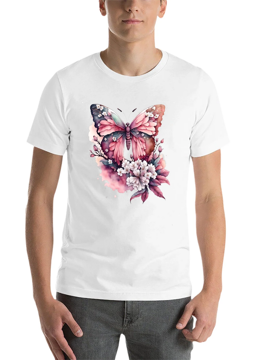Butterfly Floral Print T-Shirt product image 10