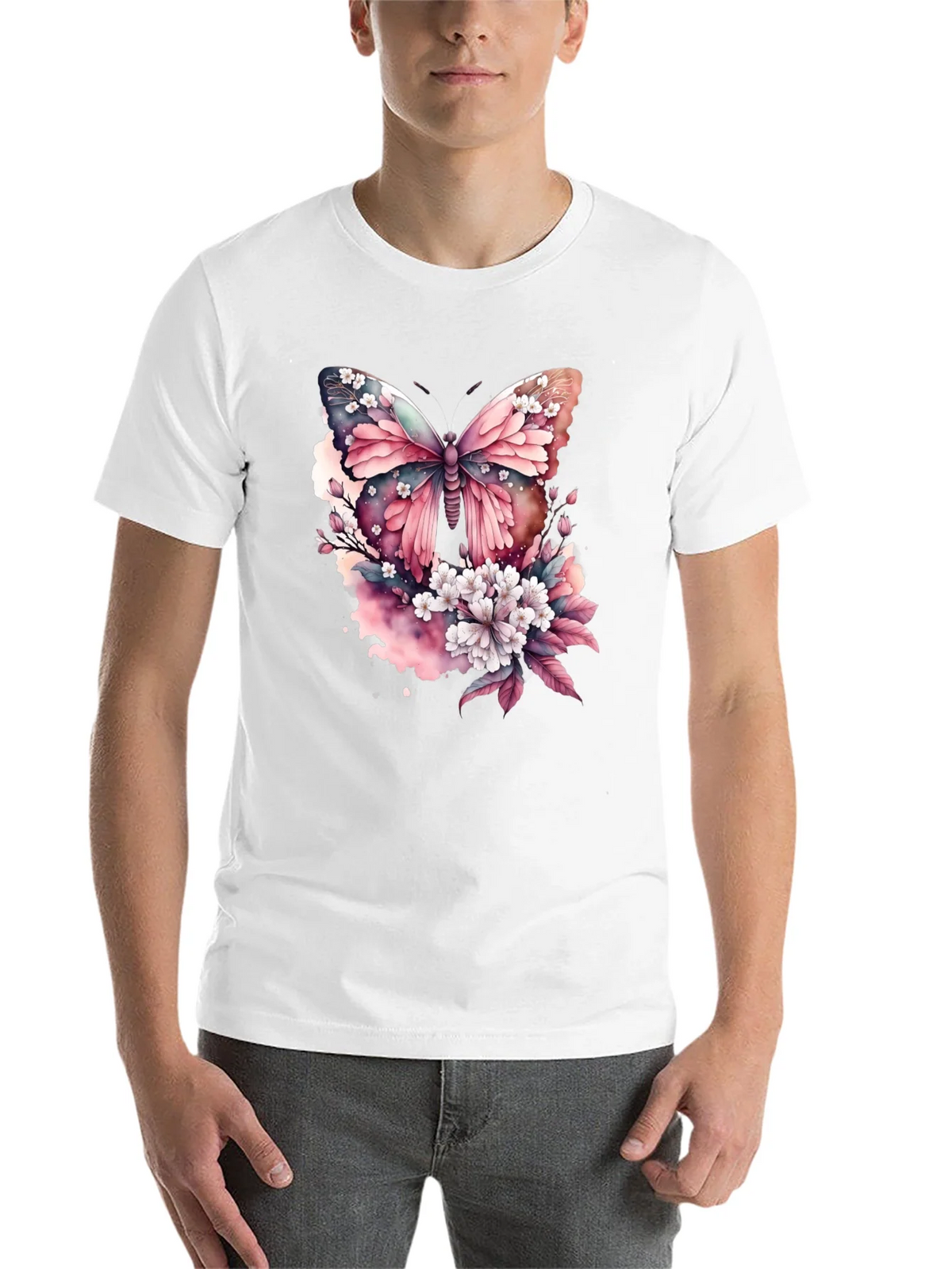Butterfly Floral Print T-Shirt product image 10