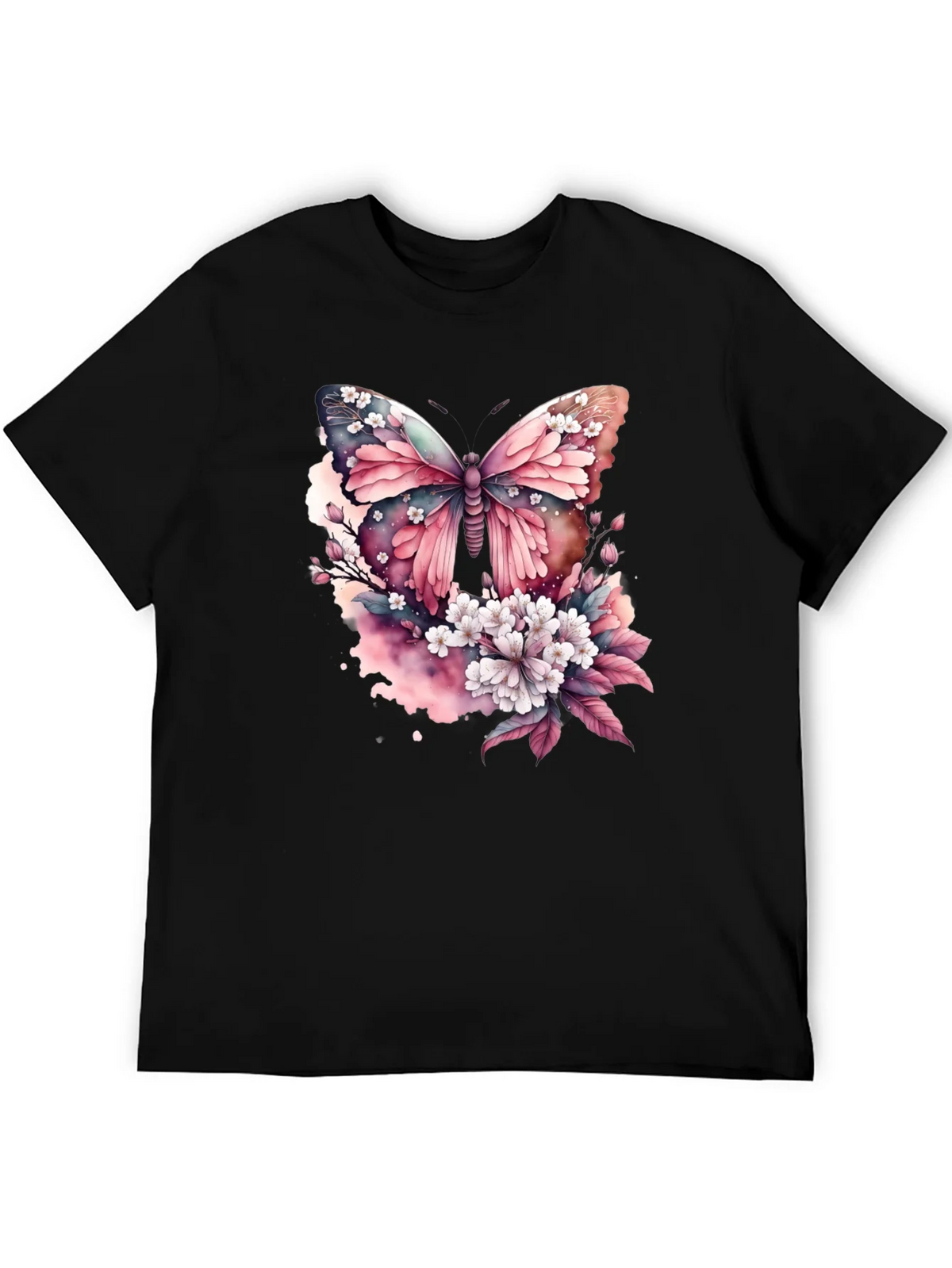 Butterfly Floral Print T-Shirt product image 5