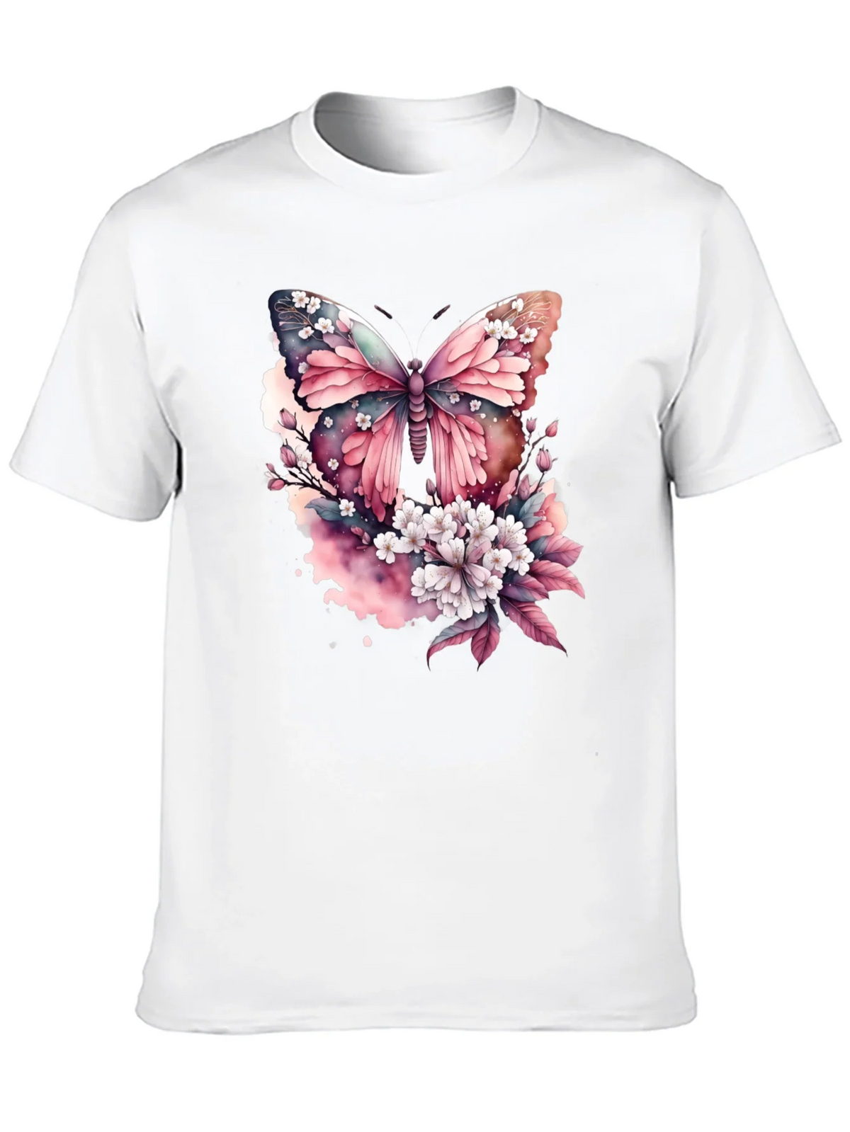Butterfly Floral Print T-Shirt product image 9