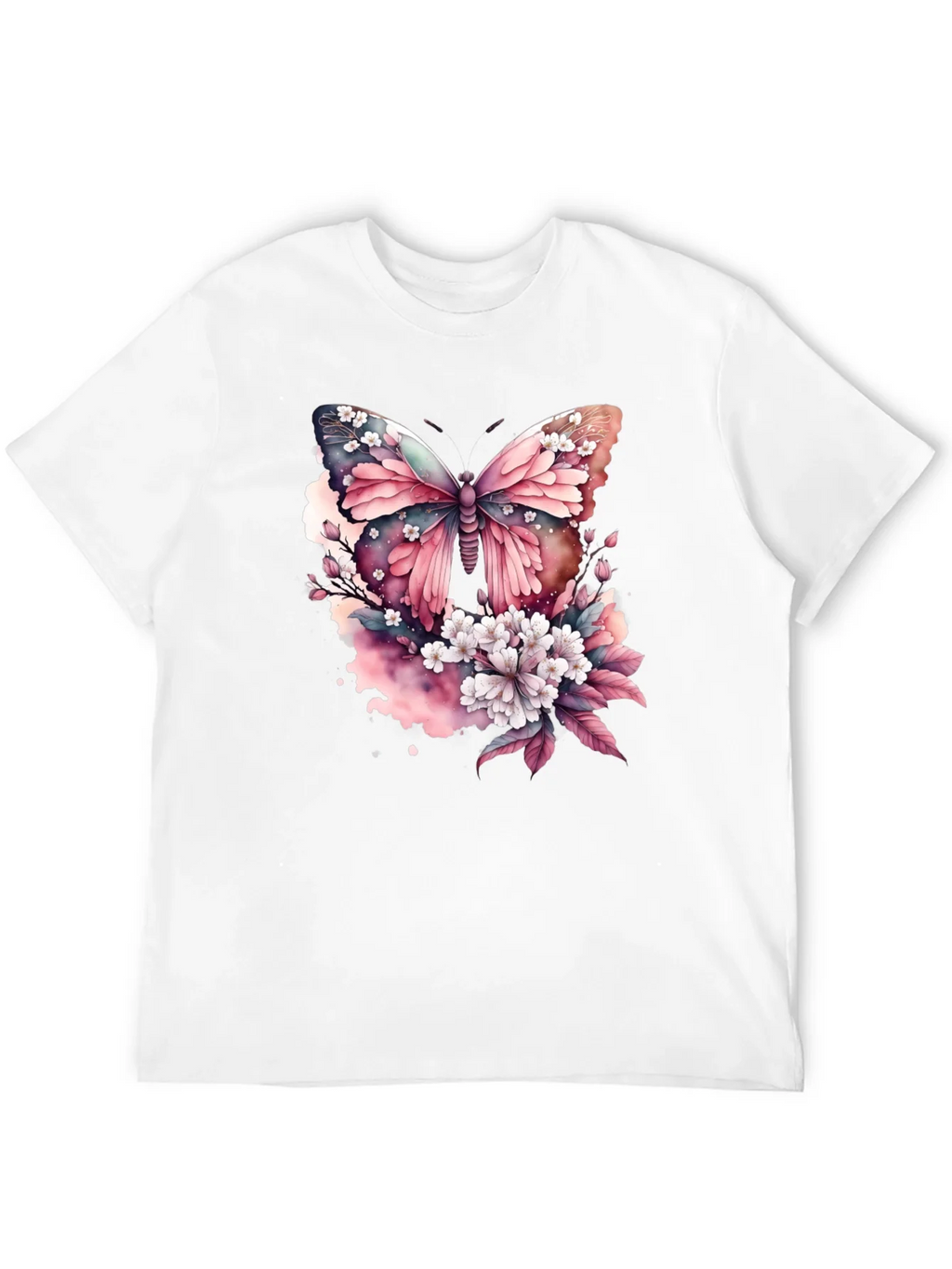 Butterfly Floral Print T-Shirt product image 11