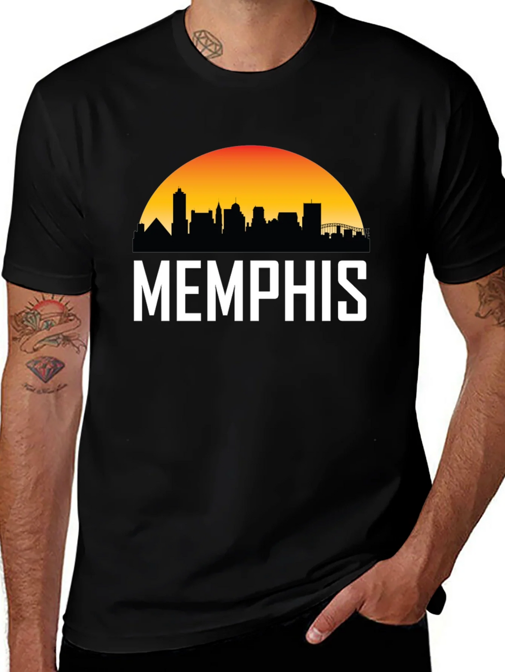 Memphis Skyline T-Shirt - City Pride Graphic Tee product image 1