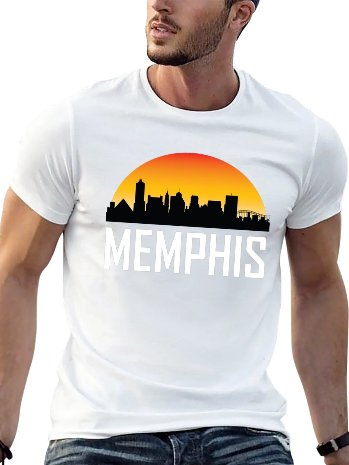 Memphis Skyline T-Shirt - City Pride Graphic Tee product image 12