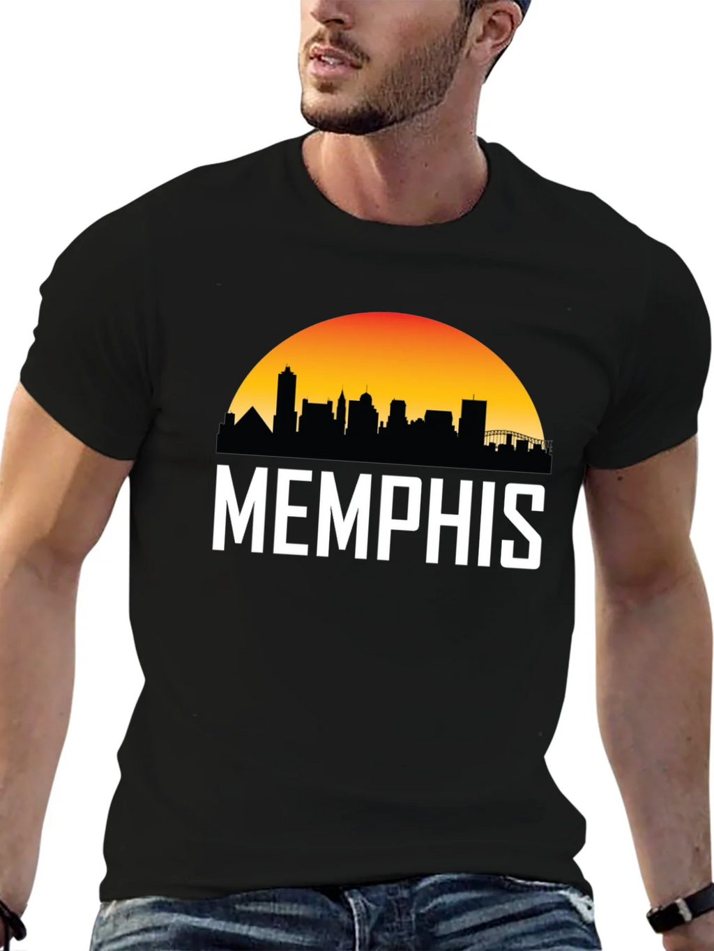Memphis Skyline T-Shirt - City Pride Graphic Tee product image 6