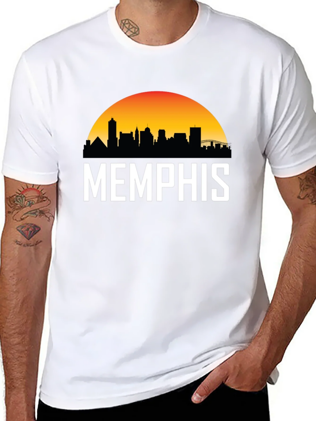 Memphis Skyline T-Shirt - City Pride Graphic Tee product image 7