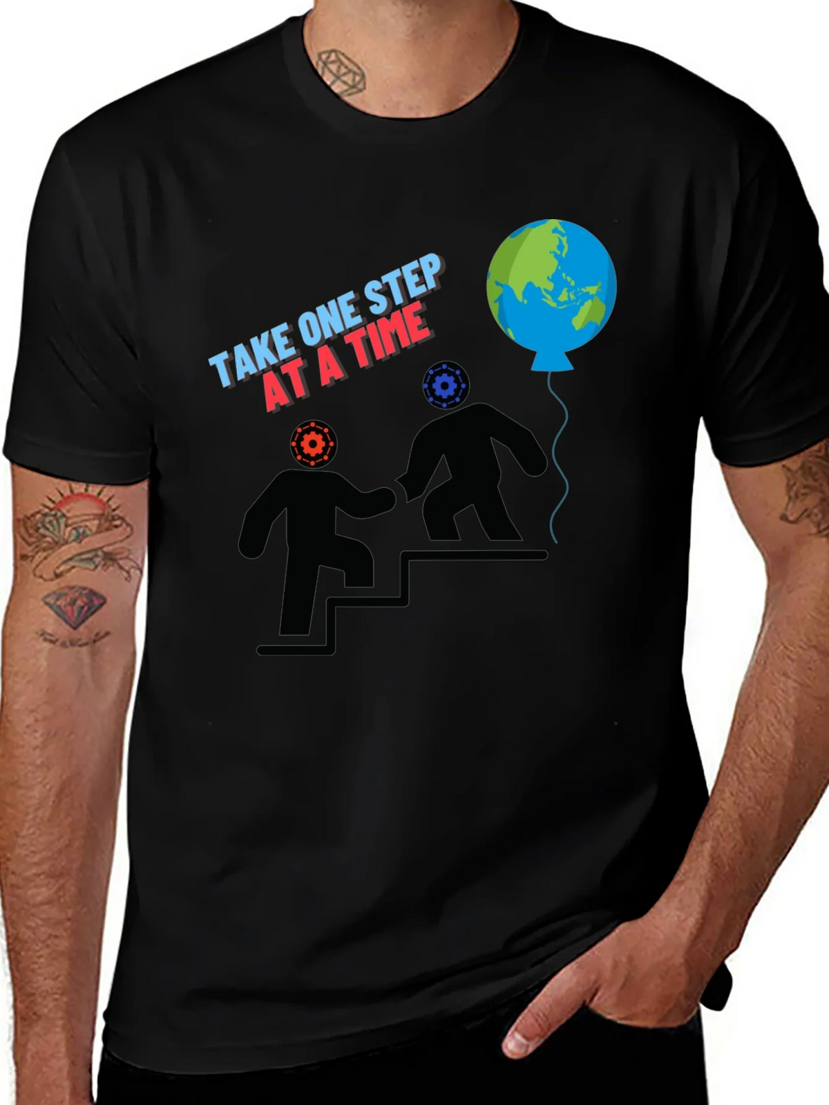 Take One Step at a Time Graphic Tee product image 1