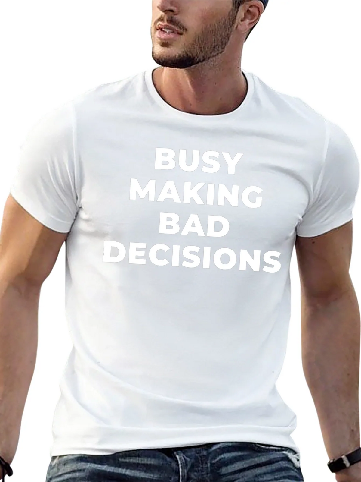 Funny Bad Decisions Graphic Tee - Casual Humor product image 12