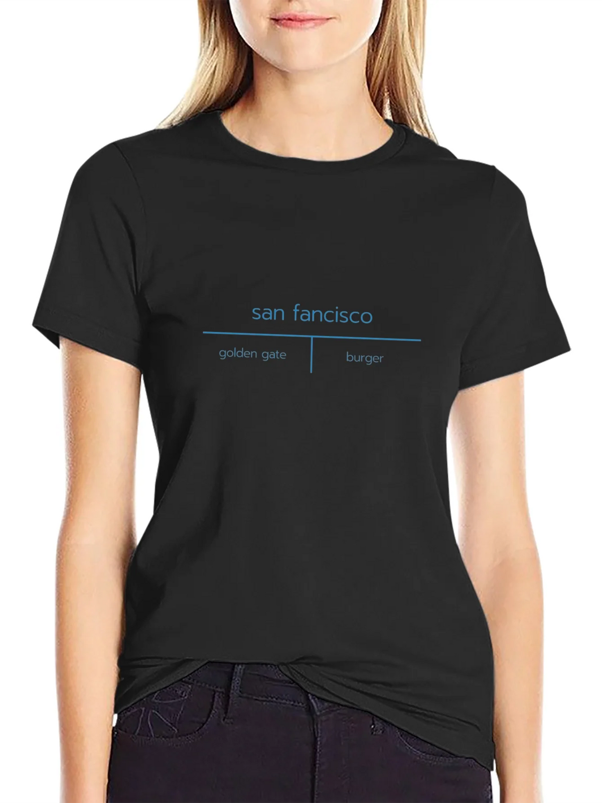 San Francisco Tee - Golden Gate & Burger - Stylish City product image 2