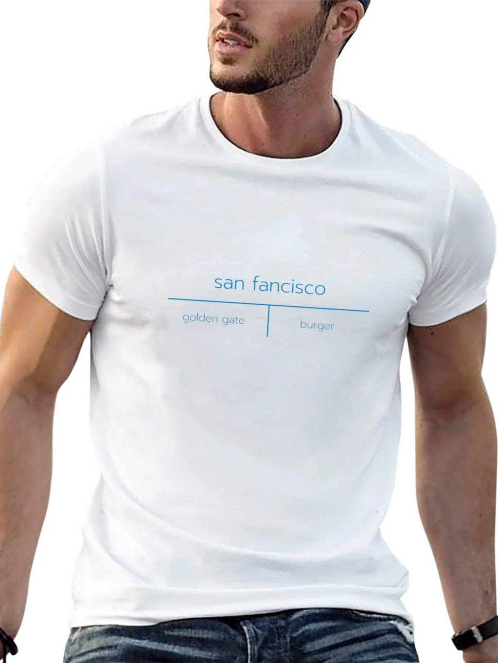 San Francisco Tee - Golden Gate & Burger - Stylish City product image 12