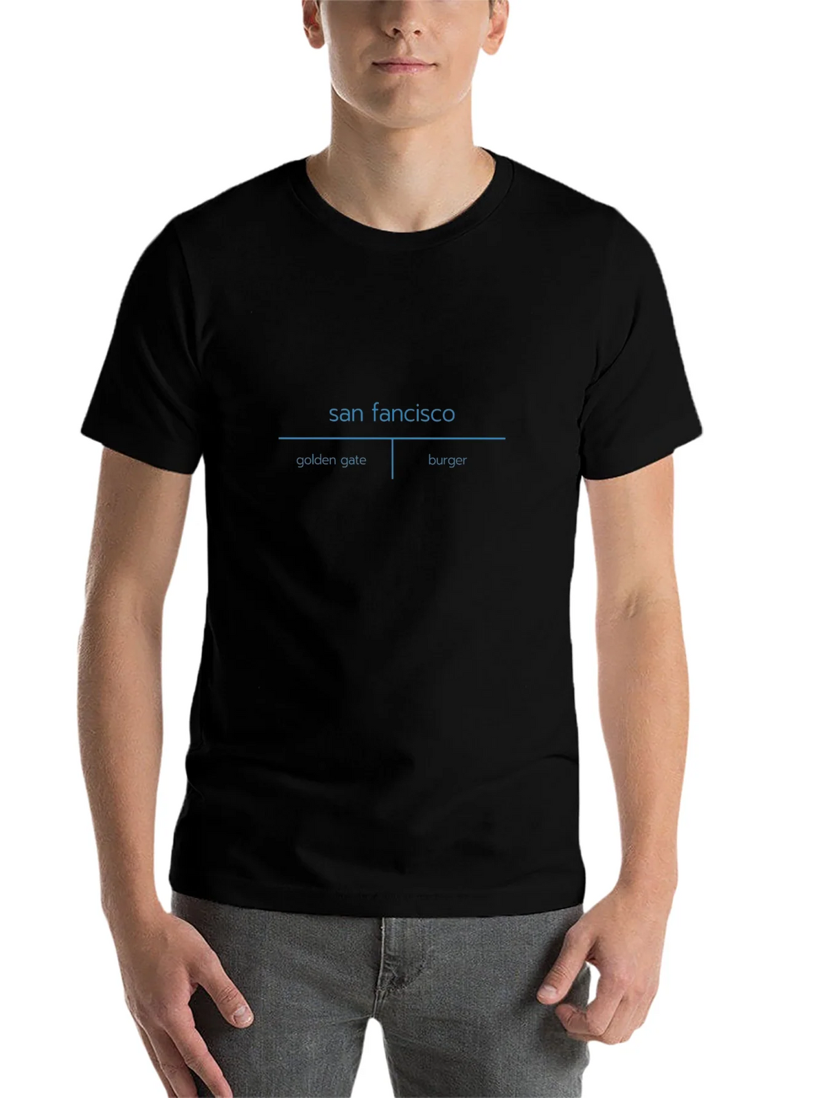 San Francisco Tee - Golden Gate & Burger - Stylish City product image 4