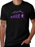 Ski Evolution T-Shirt - Mountain Design product image 1