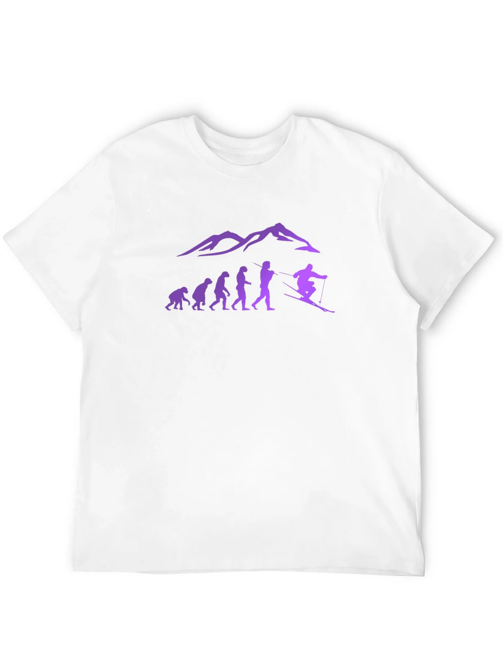 Ski Evolution T-Shirt - Mountain Design product image 11