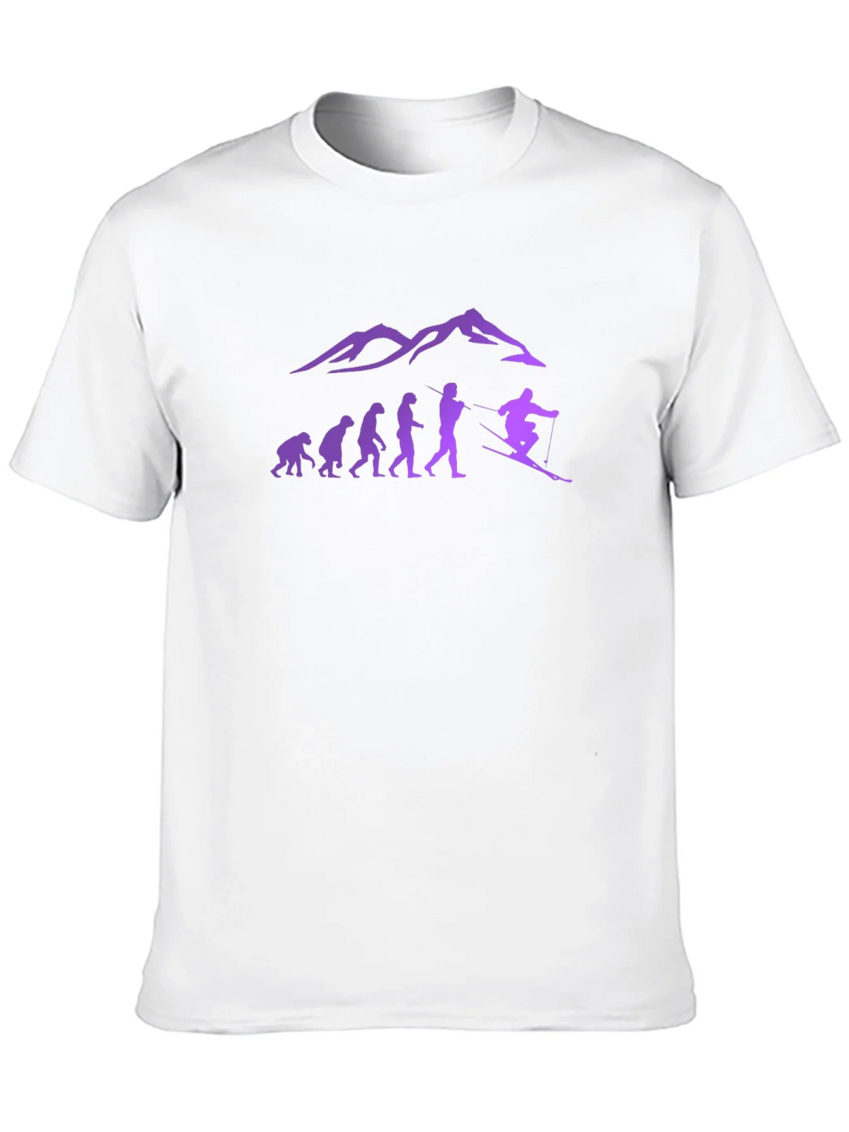 Ski Evolution T-Shirt - Mountain Design product image 9