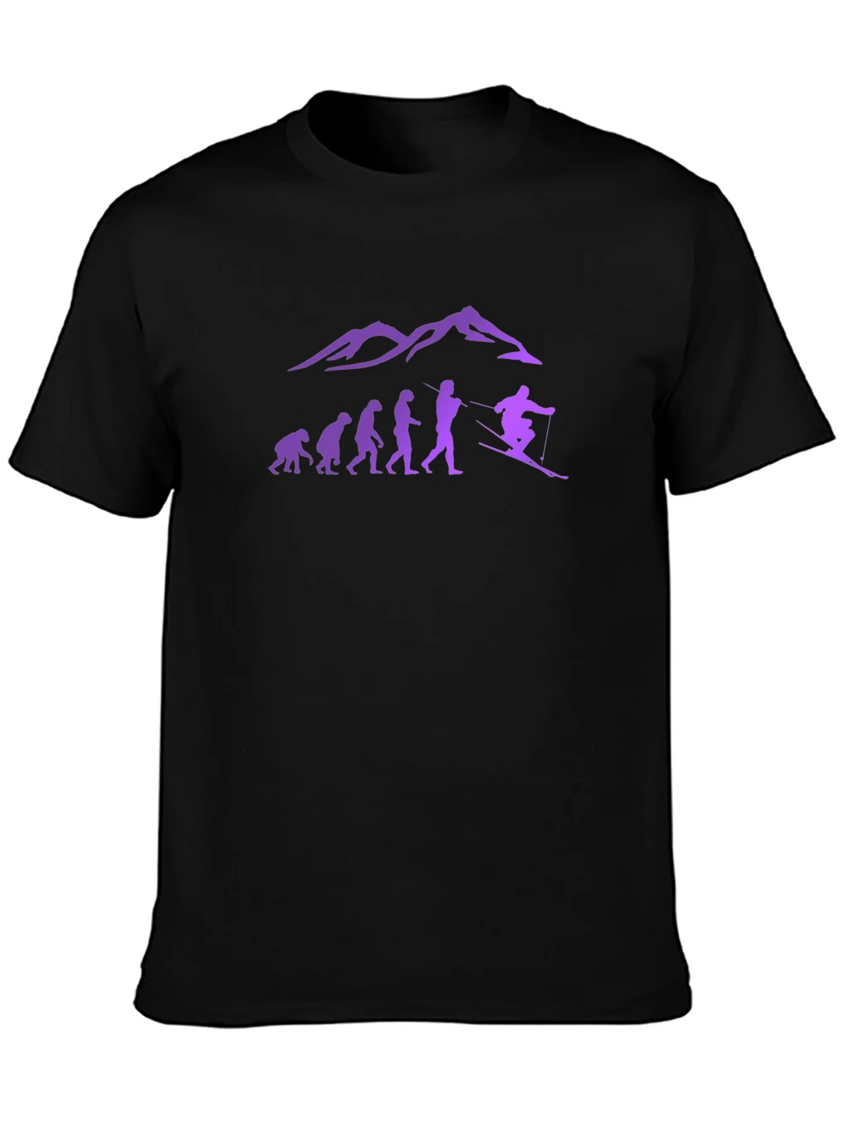Ski Evolution T-Shirt - Mountain Design product image 3