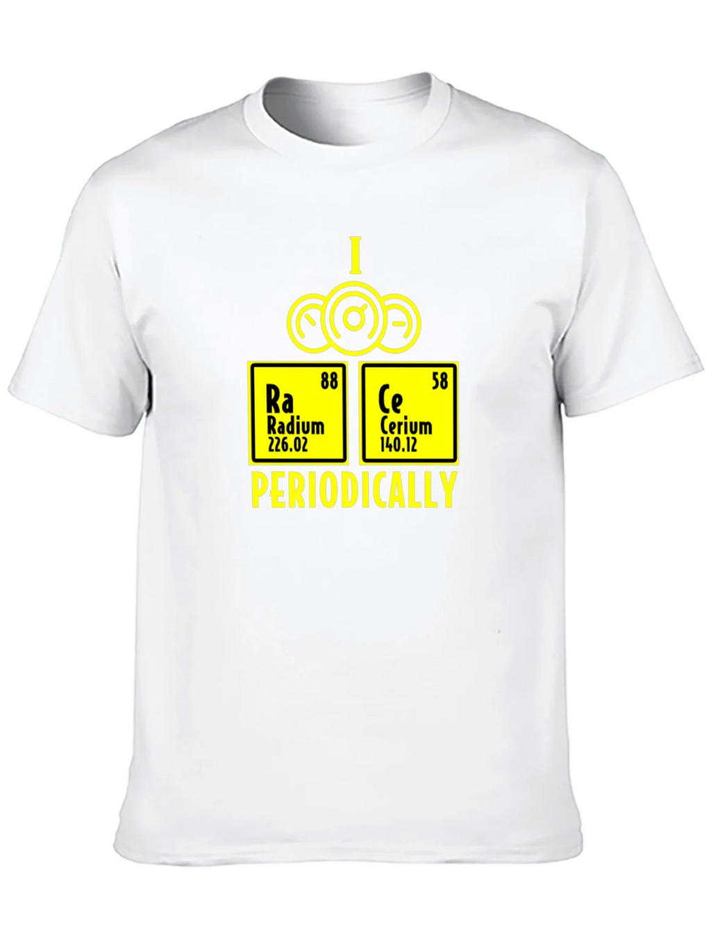I Race Periodically T-Shirt - Chemistry Element Graphic Tee product image 7